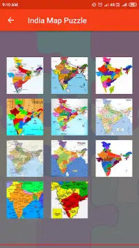 India Map Puzzle Screen Shot 3