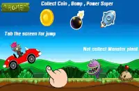 Zombie Racing Car vs Adventure plant World Screen Shot 1