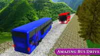Off-road Tourist Coach Bus Driving Simulator Games Screen Shot 2