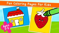 Coloring Games for Kids - Drawing & Color Book Screen Shot 0