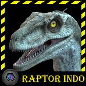 Parle Jurassique Raptor Bleu Dinosaure GO