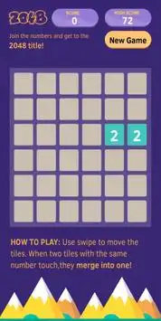 2048 Super Free Puzzle Game Screen Shot 4