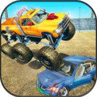 6x6 Monster Truck Yıkım Derbi: Dublör Araba Yarışı