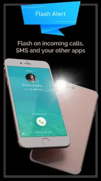 Flash on Call and SMS: Flashlight Call Alerts Screen Shot 2