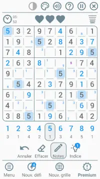 Sudoku classique en français Screen Shot 3