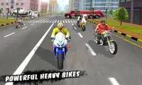 atake ng kotse; bike race Screen Shot 0