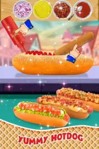 Crazy Chef pizza Maker- Hot Dog Maker Cooking Game Screen Shot 4