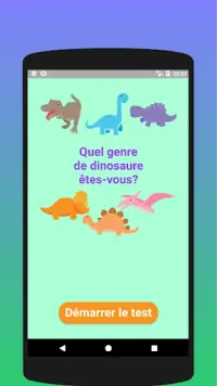 Quel dinosaure êtes-vous? Tester Screen Shot 0