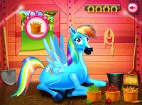 Princess rainbow Pony game Screen Shot 1