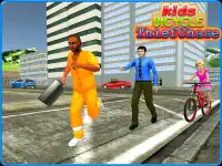 Kids Bicycle Rider Thief Chase Screen Shot 10