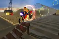 Moto Beach Jumping Bike Stunt Screen Shot 2