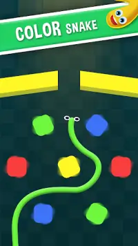 Snake vs Color Blocks - Snake Puzzle Game Screen Shot 1