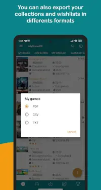 MyGameDB - Game Tracker Screen Shot 7