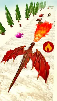 Flying Dragon Game Dino Runner Screen Shot 3