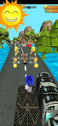 Blue Hedgehog Onic On The Run Adventure Screen Shot 7
