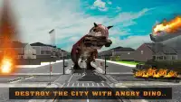 Dinosaurio real Ataque Sim Cit Screen Shot 3