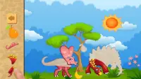 Permainan puzzle dinosaurus - game edukasi Screen Shot 2