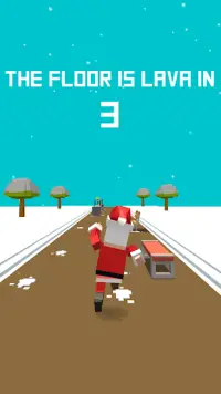 Xmas Floor is Lava !!! Christmas holiday fun ! Screen Shot 2