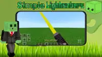 Mod Simple Lightsabers for MCPE Screen Shot 2