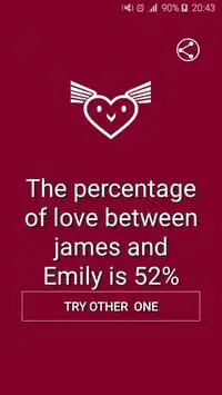 Love percentage Screen Shot 4