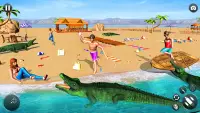 Angry Animal Crocodile Attack: Rescue Animal Games Screen Shot 3