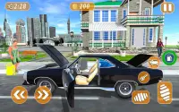 American Muscle Car Simulator 2019: juego de condu Screen Shot 12
