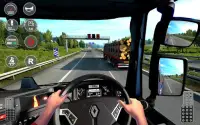 euro camión conduciendo juegos Screen Shot 2