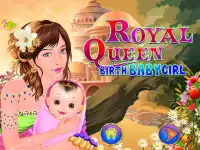 Royal Queen Birth Baby Girl Screen Shot 0