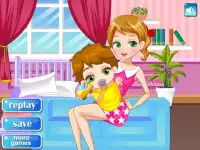 Nascita bambino ragazze giochi Screen Shot 6