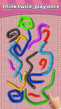 Tangled Snakes Puzzle Game Screen Shot 1