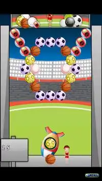 Sportowy Bubble Shooter Screen Shot 6