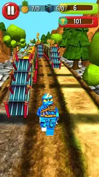 Subway Lego Ninjao Adventure Run Screen Shot 3