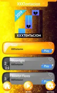 XXXTentacion Piano Tiles Game Screen Shot 0