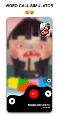 Toca Life Kitchen Video Call & Chat   Sounds Screen Shot 0