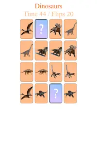 لعبة ذاكرة الأطفال - الديناصورات Screen Shot 6