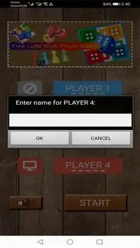 Free Ludo Multi Player Game Screen Shot 4