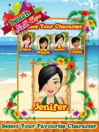 Beach Nail Spa - Girls Game Screen Shot 13