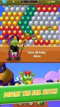 Dino Bubble Классические игры для взрыва пузыря Screen Shot 3