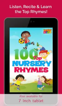100 Top Nursery Rhymes & Videos Screen Shot 7