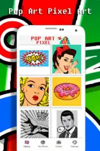 Color del arte pop por número - Pixel Art Screen Shot 0