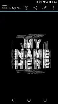 3D My Name Steampunk Fonts LWP Screen Shot 5