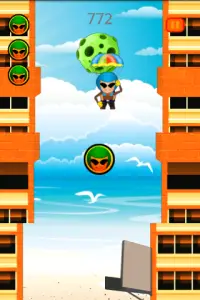 Parachute game Screen Shot 0