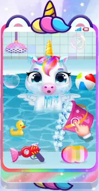 Baby Princess Phone: My Baby Unicorn Care For Kids Screen Shot 3