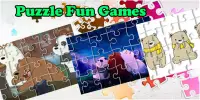 Jigsaw Puzzle Cute Bare Bear Game Screen Shot 0