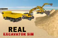 Heavy Excavator Crane Sim 2017 Screen Shot 8