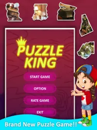 Puzzle King Jigsaw: Free 100 level Puzzles Screen Shot 6