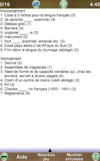 Mots Croisés Screen Shot 20