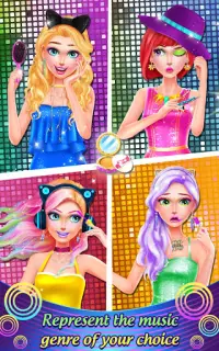 Music Party: Makeup Star Salon Screen Shot 12