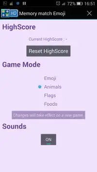 Memory match - Emoji Screen Shot 3