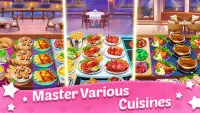 Cooking Sweet: 홈 디자인 게임, 레스토랑 요리사 게임 Screen Shot 3